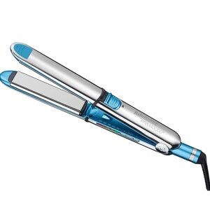 BaByliss Blue and Silver Ceramic Hair Straightener